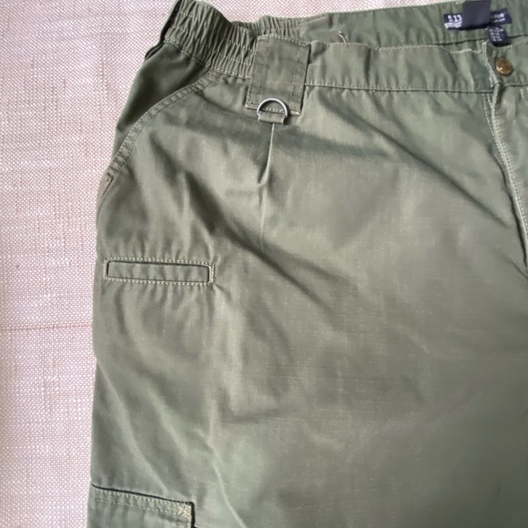 5.11 Tactical Series Mens Green Cargo Utility Camp Vacation Casual Shorts- Sz-44 - Picture 6 of 16